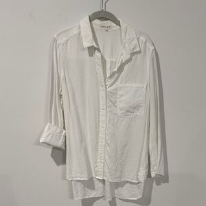 Bella Dahl Classic White Button-Up Tunic